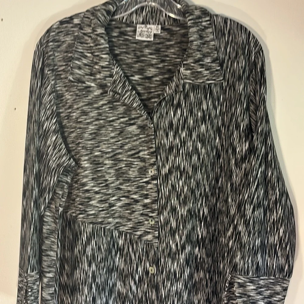 Parsley & Sage Monochrome Striped women’s Top - Picture 7 of 11